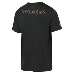 Las Vegas Raiders Youth 2025 NFL Crucial Catch Tri-Blend Dri-FIT T-Shirt - Black for sale