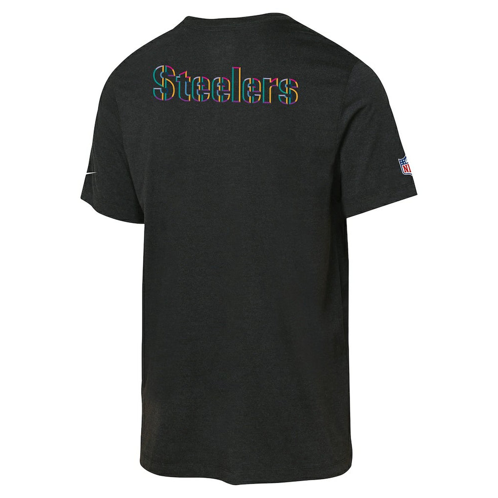Pittsburgh Steelers Youth 2025 NFL Crucial Catch Tri-Blend Dri-FIT T-Shirt - Black outlet