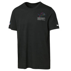 Detroit Lions Youth 2025 NFL Crucial Catch Tri-Blend Dri-FIT T-Shirt - Black cheap