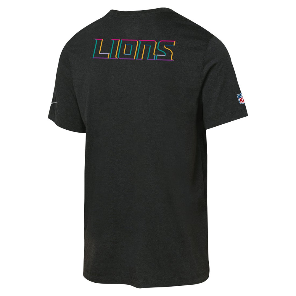 Detroit Lions Youth 2025 NFL Crucial Catch Tri-Blend Dri-FIT T-Shirt - Black cheap