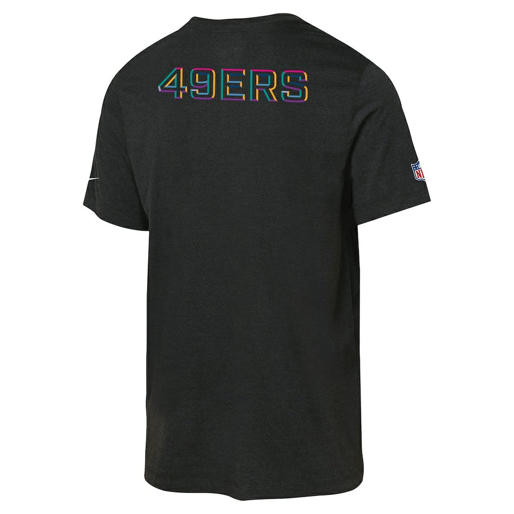 San Francisco 49ers Youth 2025 NFL Crucial Catch Tri-Blend Dri-FIT T-Shirt - Black sale