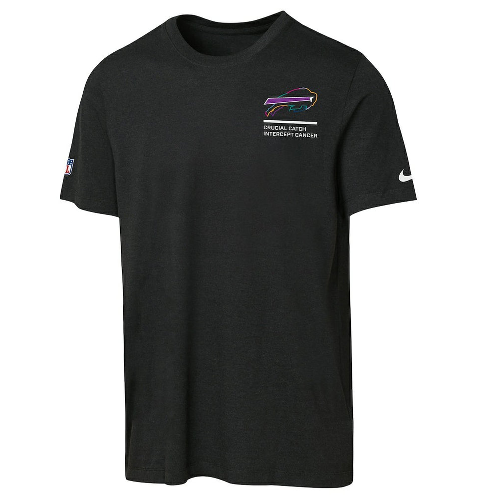 Buffalo Bills Youth 2025 NFL Crucial Catch Tri-Blend Dri-FIT T-Shirt - Black discount
