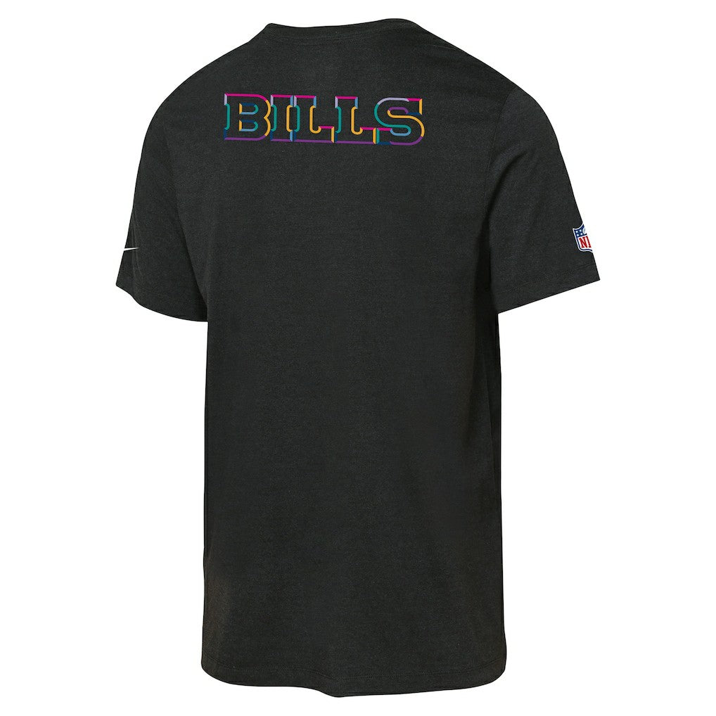 Buffalo Bills Youth 2025 NFL Crucial Catch Tri-Blend Dri-FIT T-Shirt - Black discount