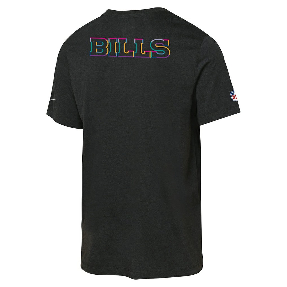 Buffalo Bills Youth 2025 NFL Crucial Catch Tri-Blend Dri-FIT T-Shirt - Black discount
