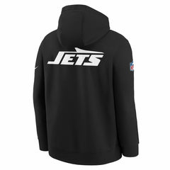 New York Jets Youth Sideline Club Fleece Hoodie - Black online