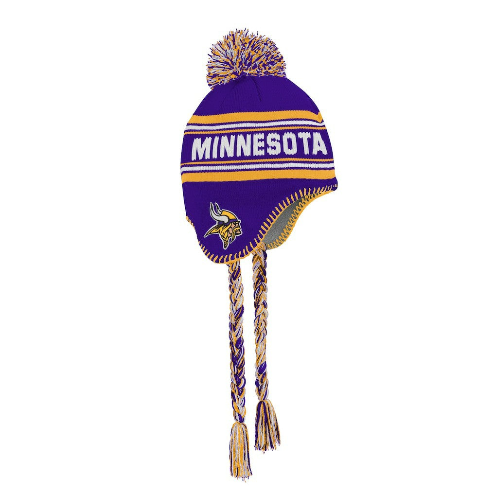Minnesota Vikings Preschool Jacquard Tassel Knit Hat with Pom - Purple online
