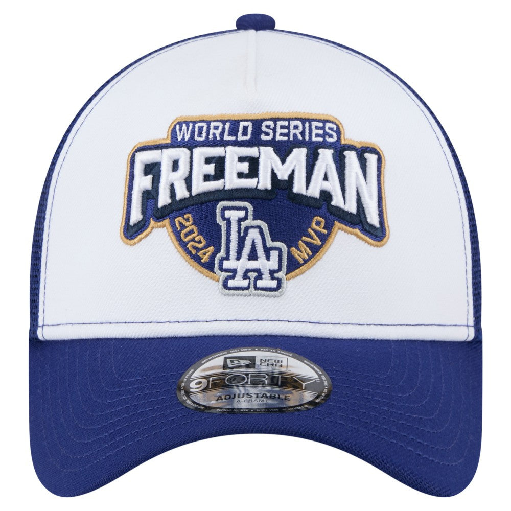 Freddie Freeman Los Angeles Dodgers 2024 World Series MVP 9FORTY Adjustable Hat White
