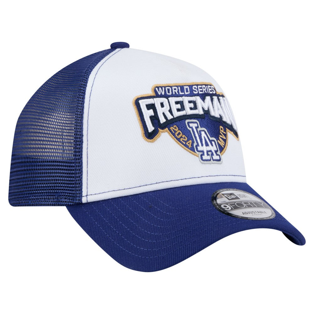 Freddie Freeman Los Angeles Dodgers 2024 World Series MVP 9FORTY Adjustable Hat White