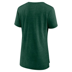 Green Bay Packers Women's Vintage Arch Tri-Blend T-Shirt - Green sale
