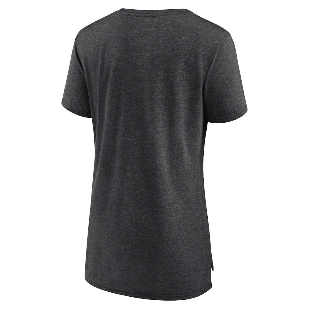 New Orleans Saints Women's Vintage Arch Tri-Blend T-Shirt - Charcoal for sale