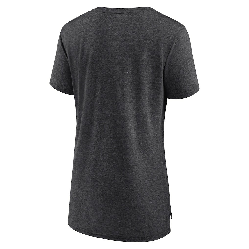 Jacksonville Jaguars Women's Vintage Arch Tri-Blend T-Shirt - Charcoal for sale
