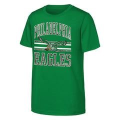 Philadelphia Eagles Outerstuff Youth Thrift Style T-Shirt - Kelly Green on sale