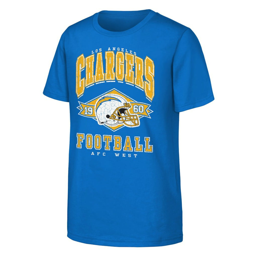 Los Angeles Chargers Outerstuff Youth Kick Off T-Shirt - Powder Blue on sale