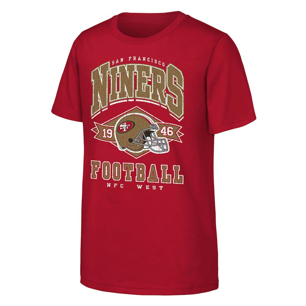 San Francisco 49ers Outerstuff Youth Kick Off T-Shirt - Scarlet sale