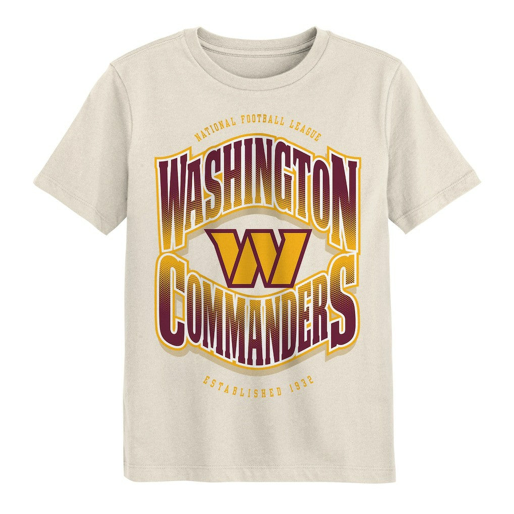 Washington Commanders Outerstuff Youth Huddle T-Shirt - Cream sale