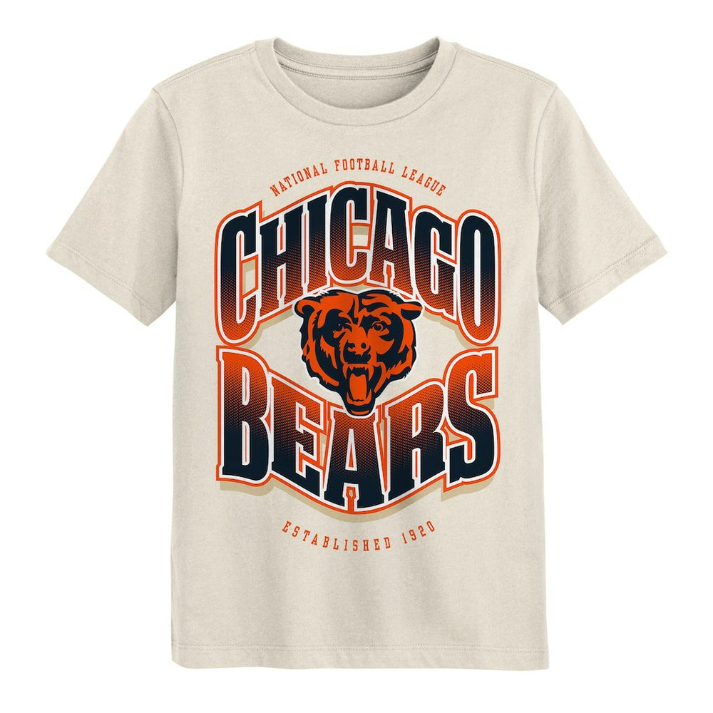 Chicago Bears Outerstuff Youth Huddle T-Shirt - Cream for sale