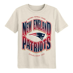 New England Patriots Outerstuff Youth Huddle T-Shirt - Cream outlet
