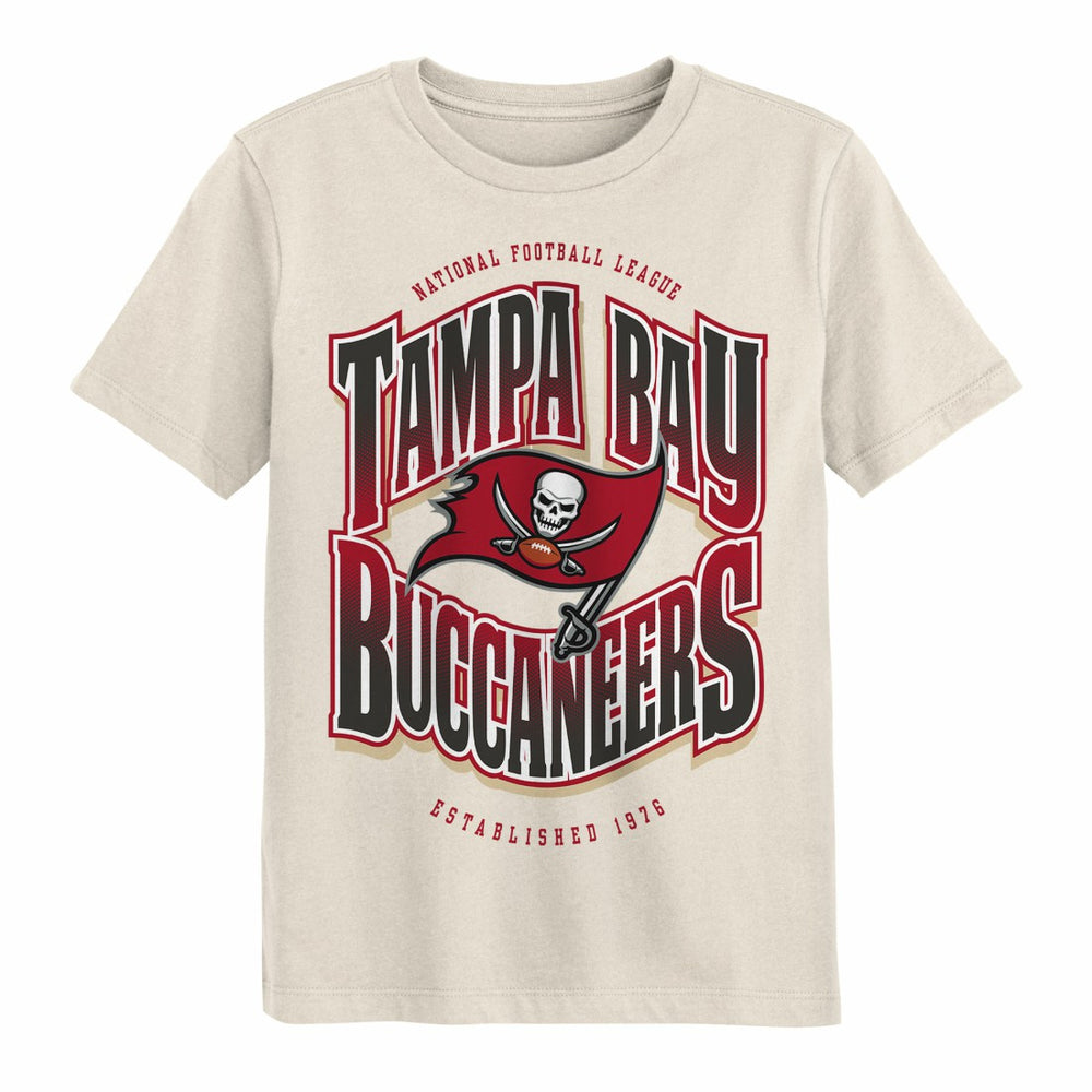 Tampa Bay Buccaneers Outerstuff Youth Huddle T-Shirt - Cream cheap