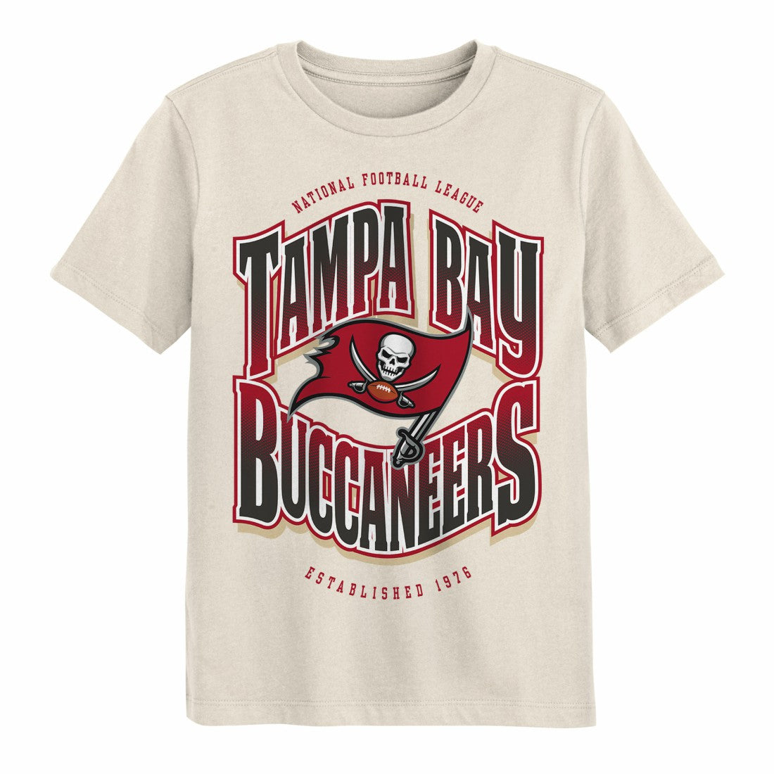 Tampa Bay Buccaneers Outerstuff Youth Huddle T-Shirt - Cream cheap