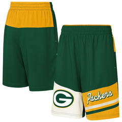 Green Bay Packers Youth Fandemonium Mesh Shorts - Green cheap
