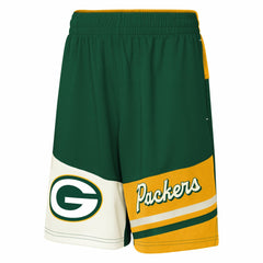 Green Bay Packers Youth Fandemonium Mesh Shorts - Green cheap