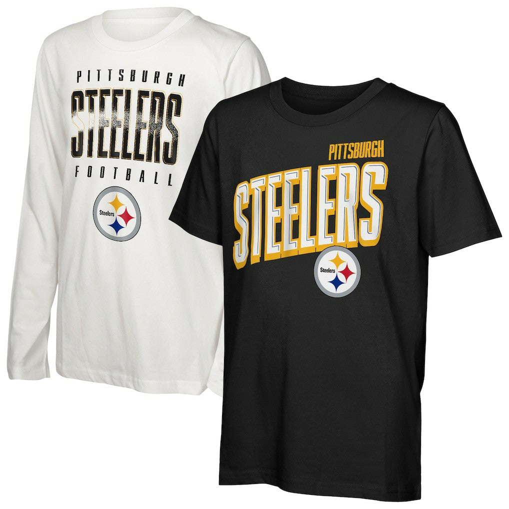 Pittsburgh Steelers Outerstuff Preschool The Mix Combo T-Shirt Set outlet