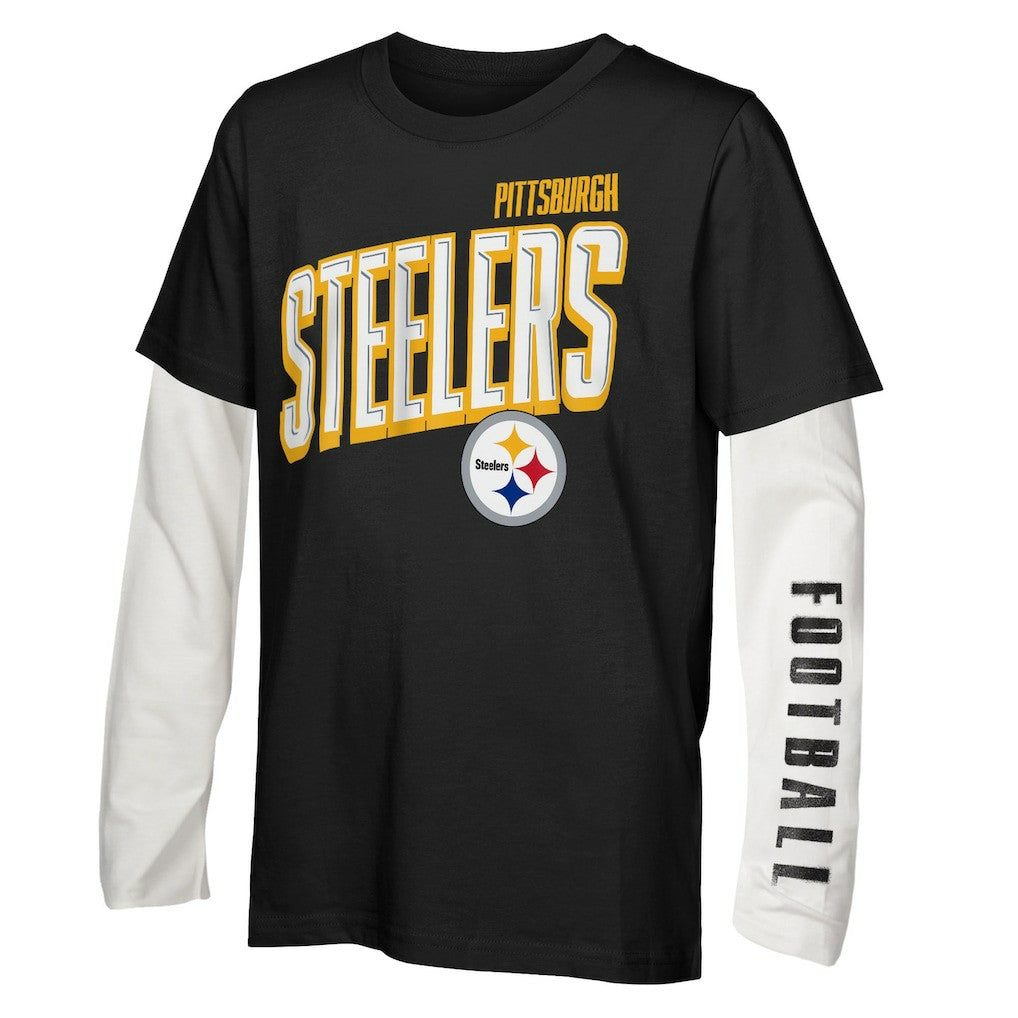Pittsburgh Steelers Outerstuff Preschool The Mix Combo T-Shirt Set outlet