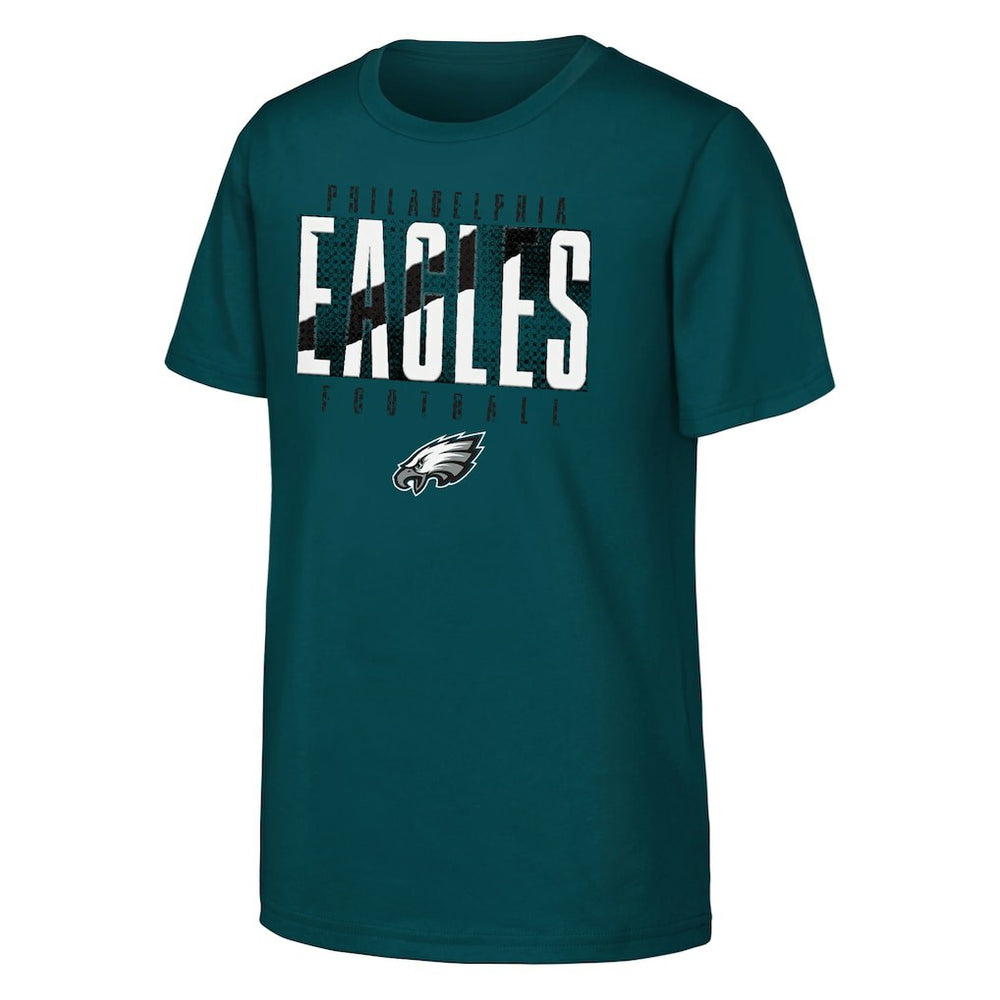 Philadelphia Eagles Outerstuff Youth Posterize T-Shirt - Green for sale