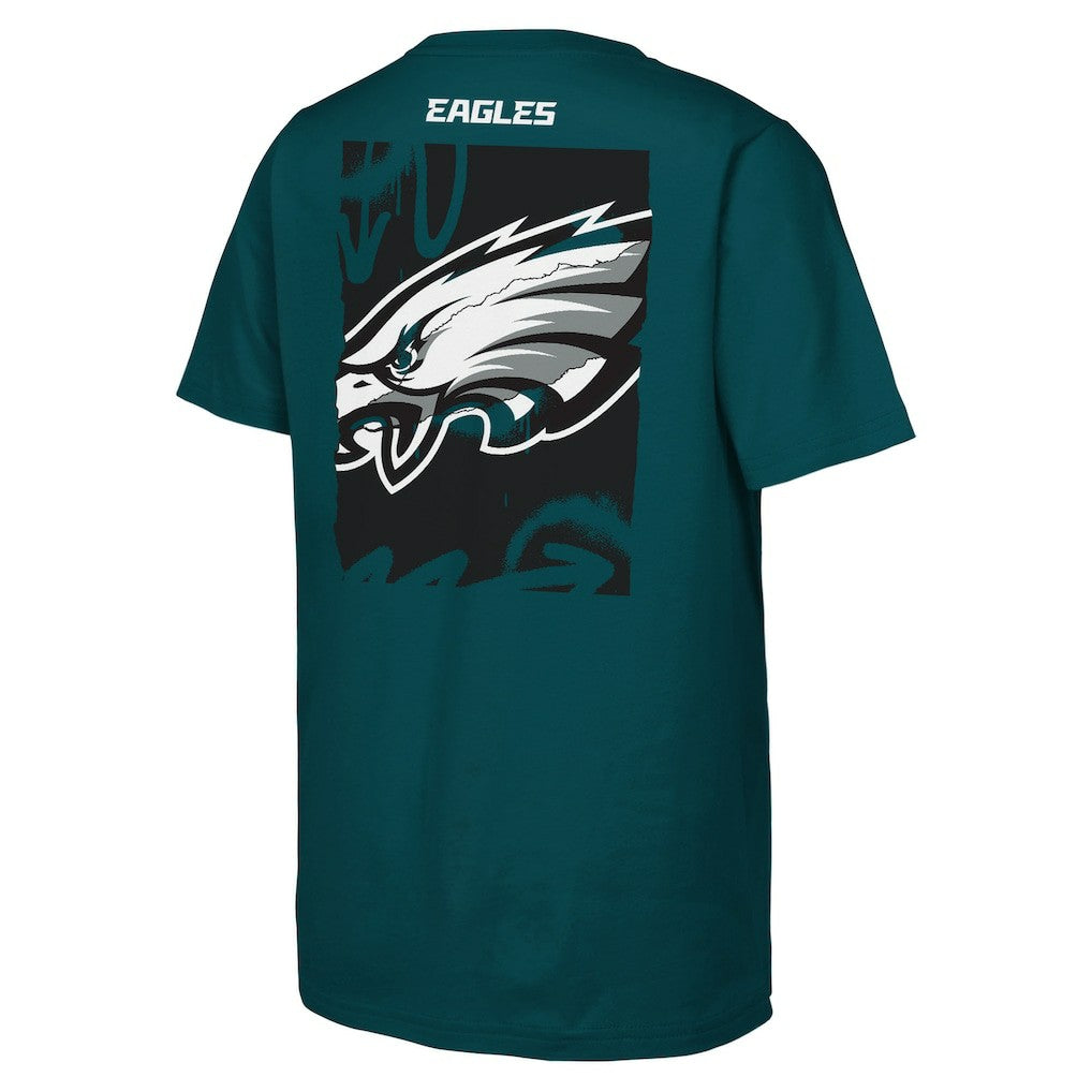 Philadelphia Eagles Outerstuff Youth Posterize T-Shirt - Green for sale