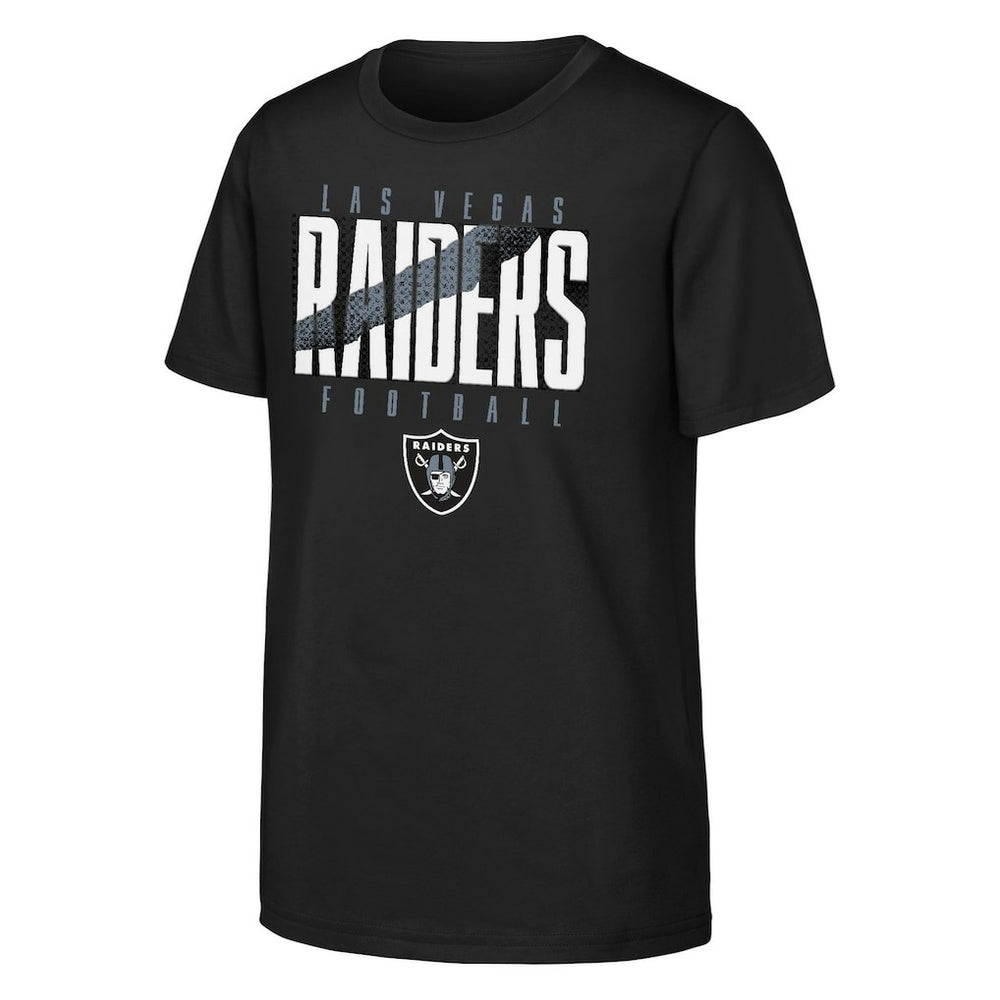 Las Vegas Raiders Outerstuff Youth Posterize T-Shirt - Black for sale