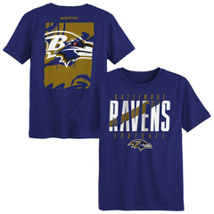 Baltimore Ravens Outerstuff Preschool Posterize T-Shirt - Purple on sale