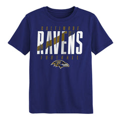 Baltimore Ravens Outerstuff Preschool Posterize T-Shirt - Purple on sale