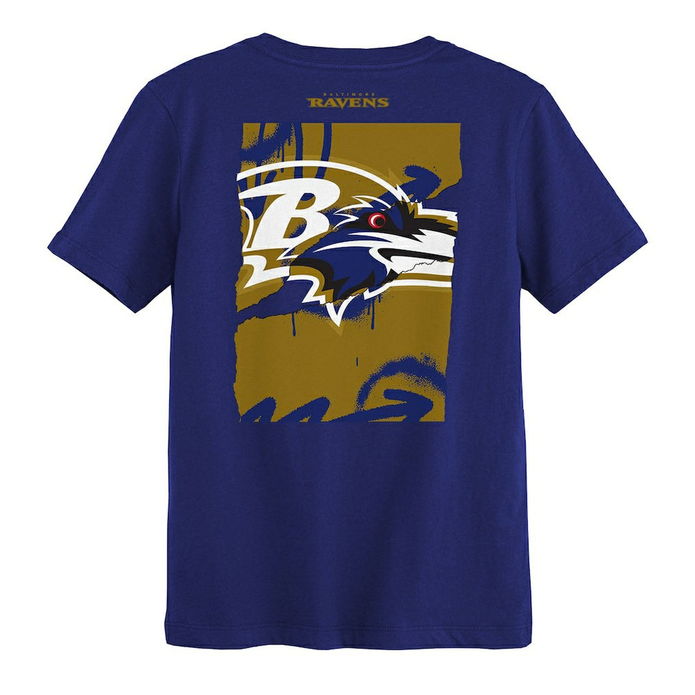 Baltimore Ravens Outerstuff Preschool Posterize T-Shirt - Purple on sale