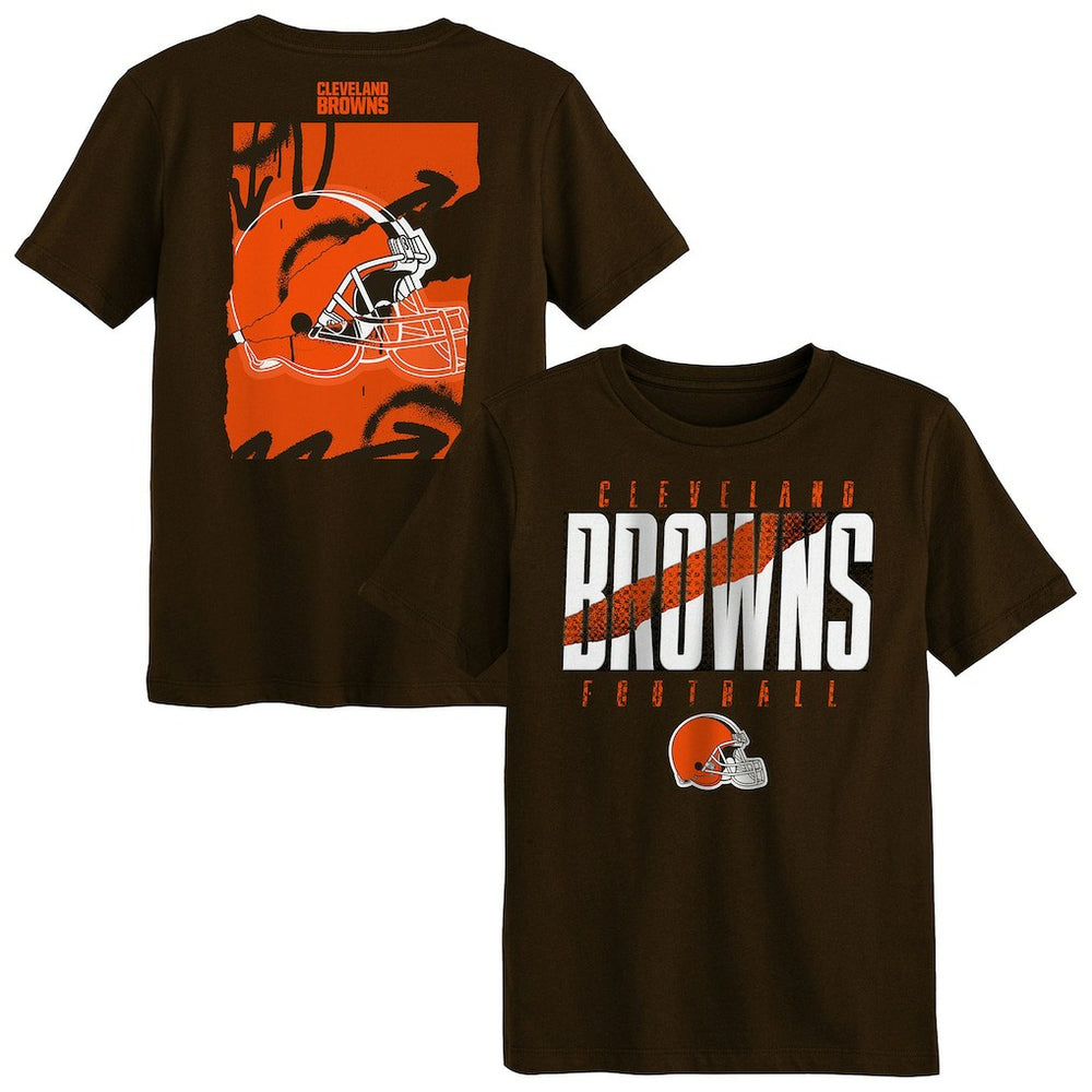 Cleveland Browns Outerstuff Preschool Posterize T-Shirt - Brown on sale