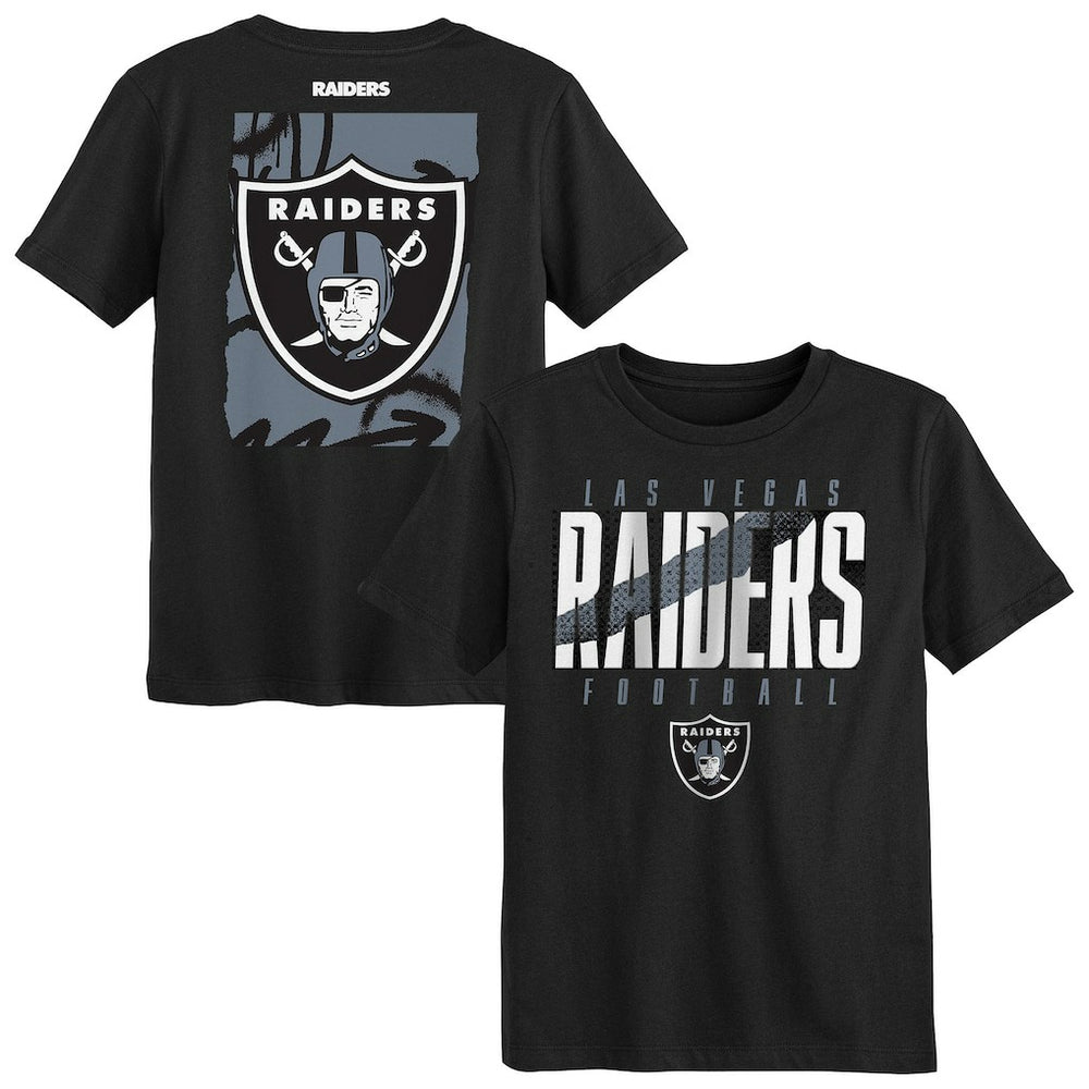 Las Vegas Raiders Outerstuff Preschool Posterize T-Shirt - Black outlet