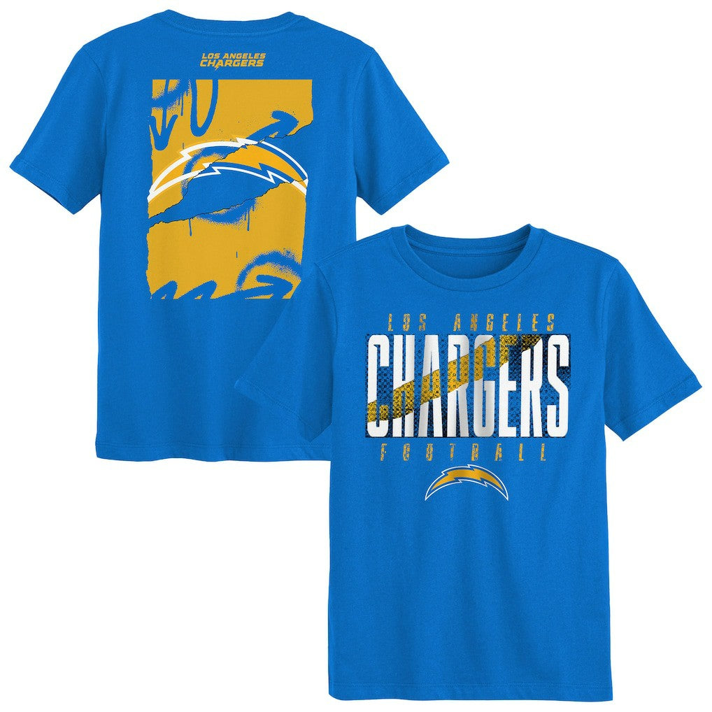 Los Angeles Chargers Outerstuff Preschool Posterize T-Shirt - Powder Blue discount