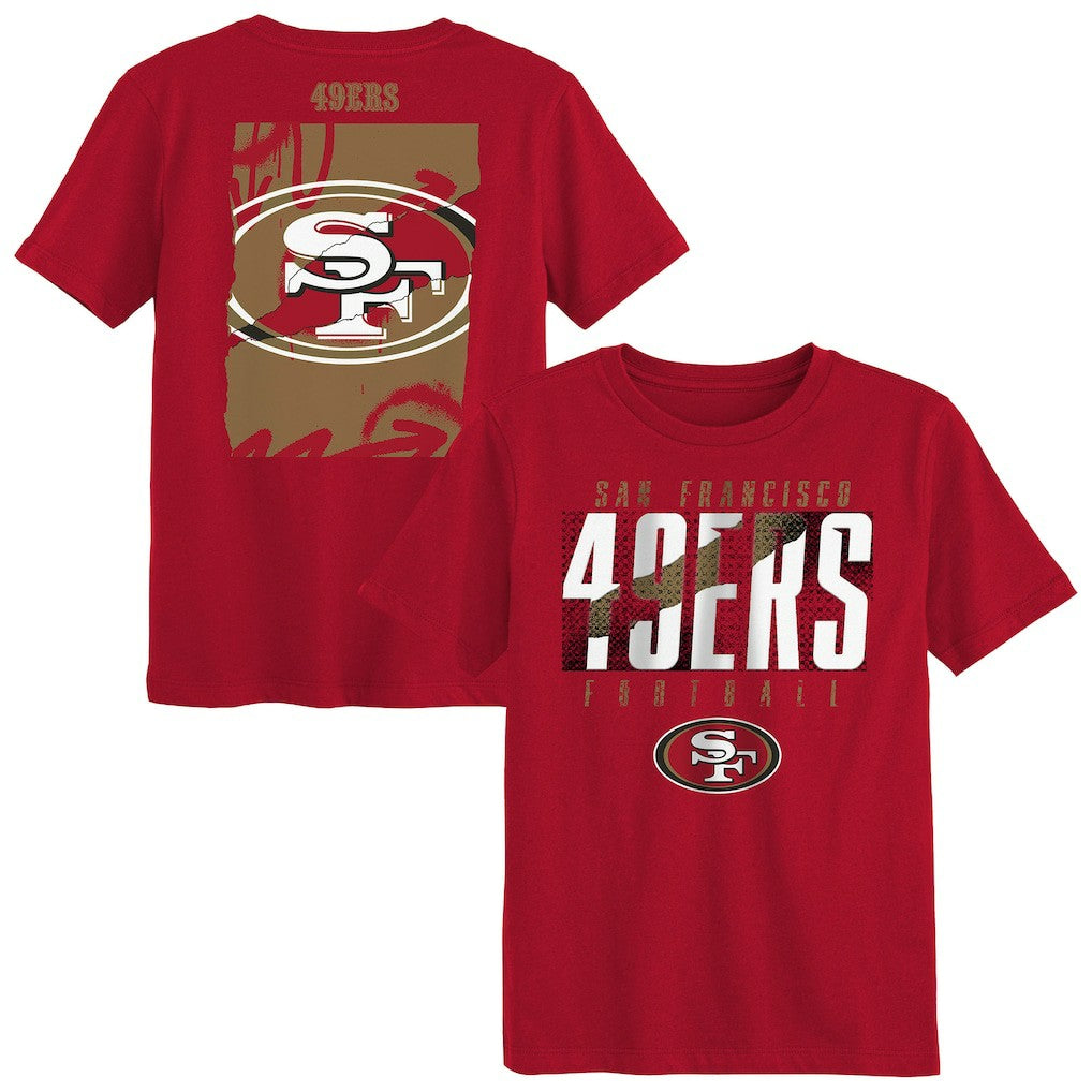 San Francisco 49ers Outerstuff Preschool Posterize T-Shirt - Scarlet for sale