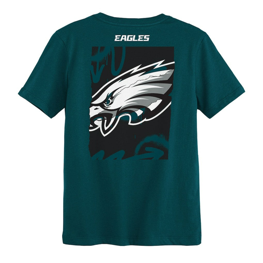Philadelphia Eagles Outerstuff Preschool Posterize T-Shirt - Midnight Green outlet