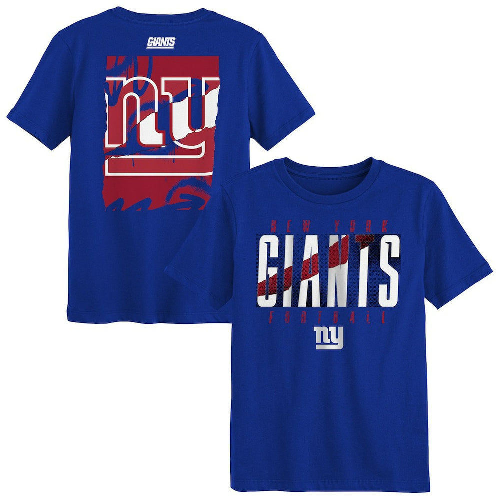 New York Giants Outerstuff Preschool Posterize T-Shirt - Royal cheap