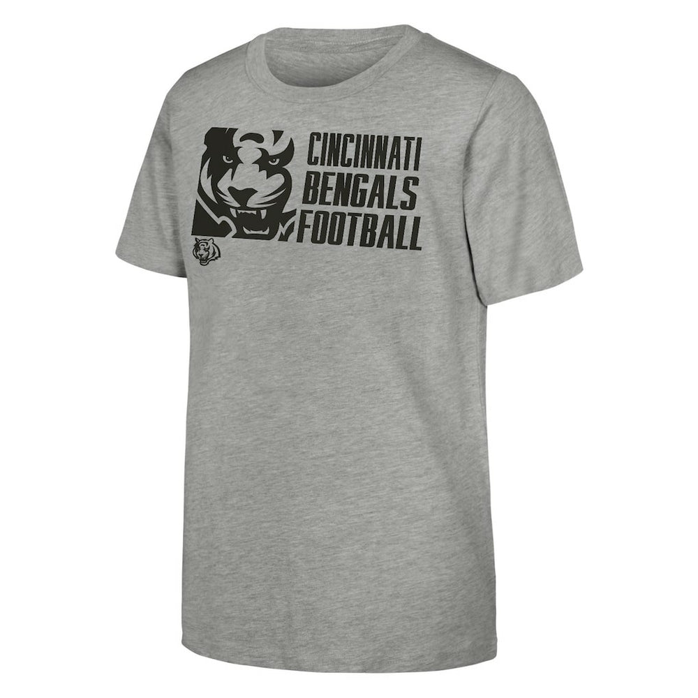 Cincinnati Bengals Outerstuff Youth Post Game T-Shirt - Heather Gray sale