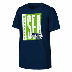 Seattle Seahawks Outerstuff Youth Tear It Up T-Shirt - College Navy for sale