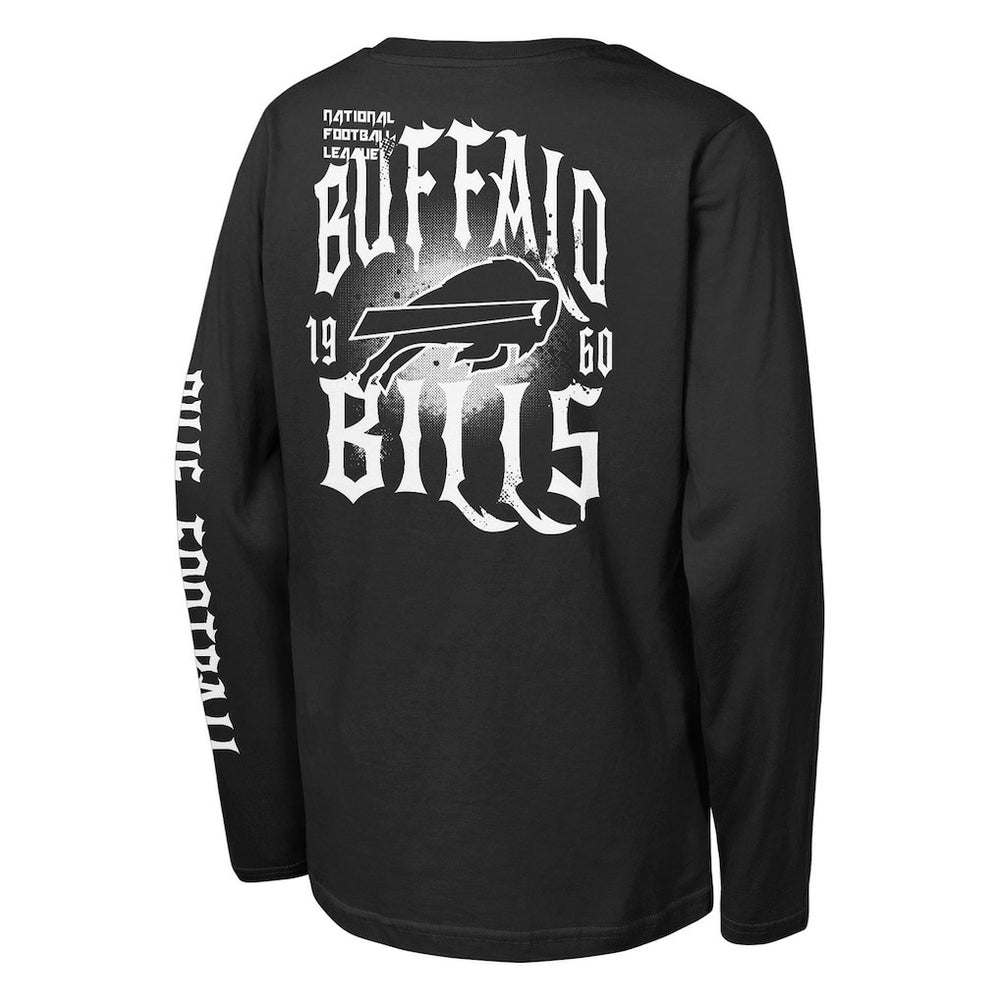 Buffalo Bills Outerstuff Youth Rumble Long Sleeve T-Shirt - Black discount