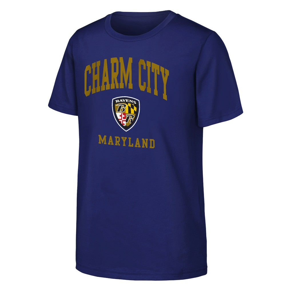 Baltimore Ravens Outerstuff Youth Team Spirit T-Shirt - Purple for sale