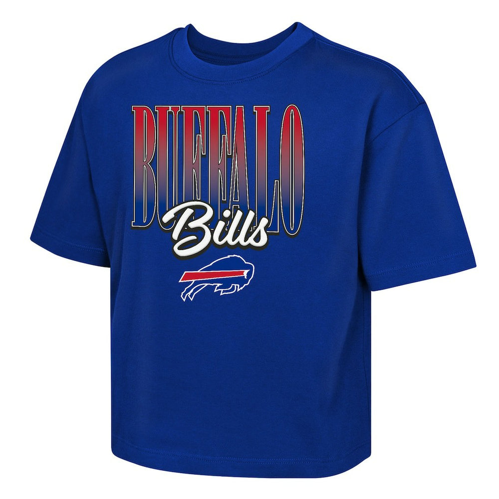 Buffalo Bills Outerstuff Girls Youth Big City Boxy T-Shirt - Royal discount