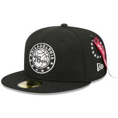 Philadelphia 76ers x Alpha Industries 59FIFTY Fitted Hat - Black discount