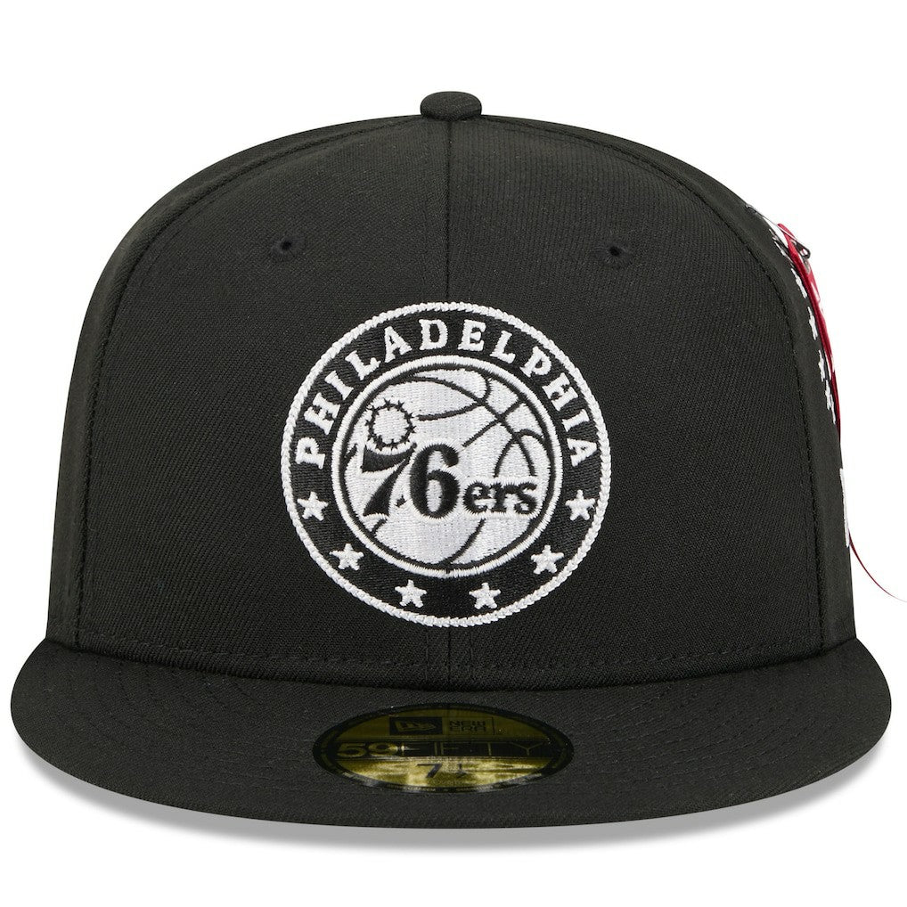 Philadelphia 76ers x Alpha Industries 59FIFTY Fitted Hat - Black discount