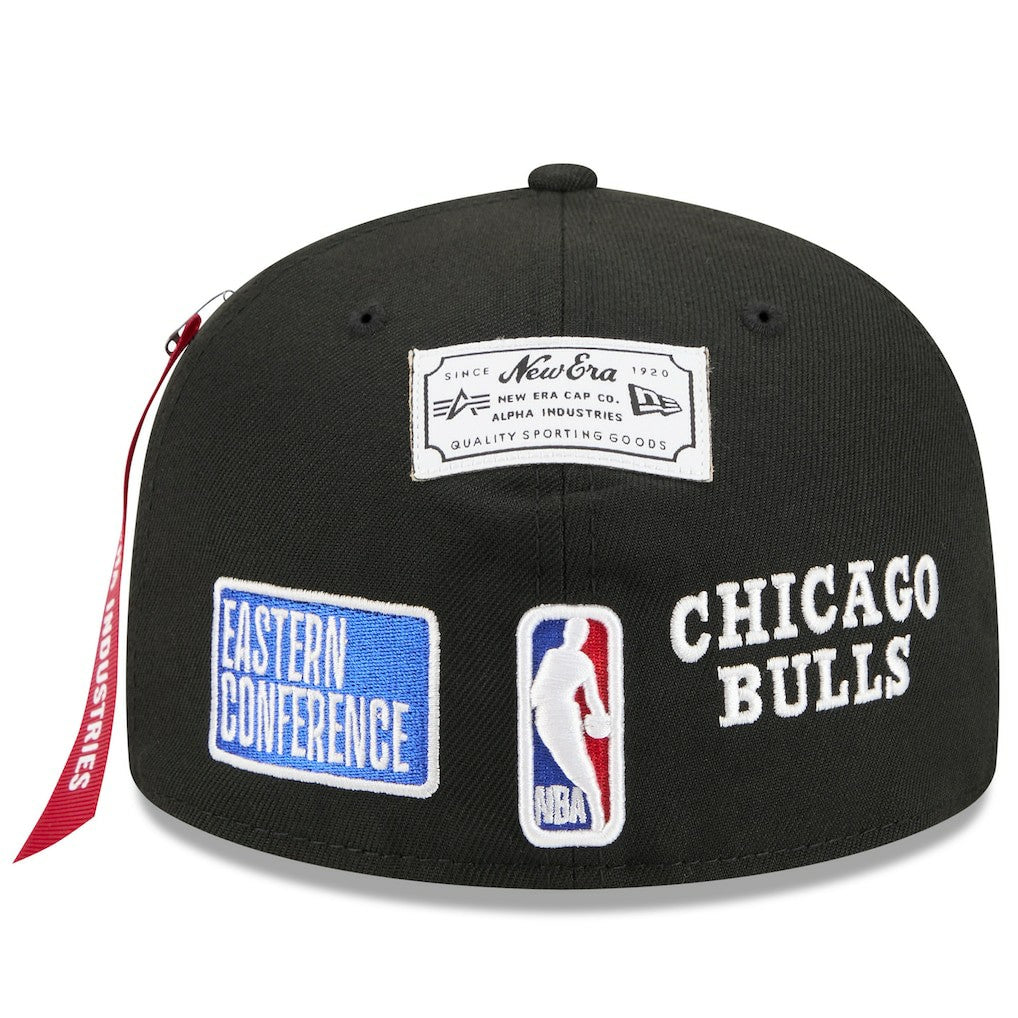 Chicago Bulls x Alpha Industries 59FIFTY Fitted Hat - Black online