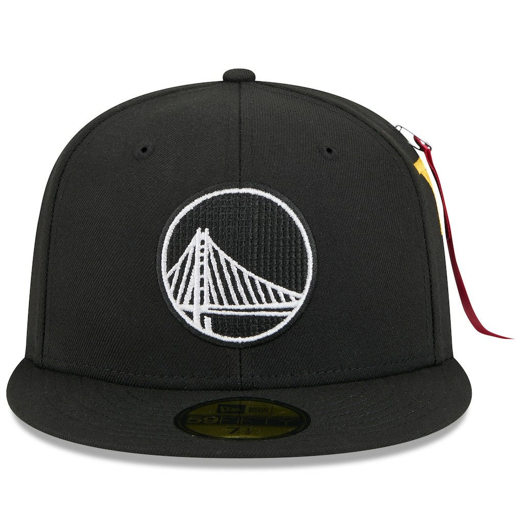 Golden State Warriors x Alpha Industries 59FIFTY Fitted Hat sale - Black on sale