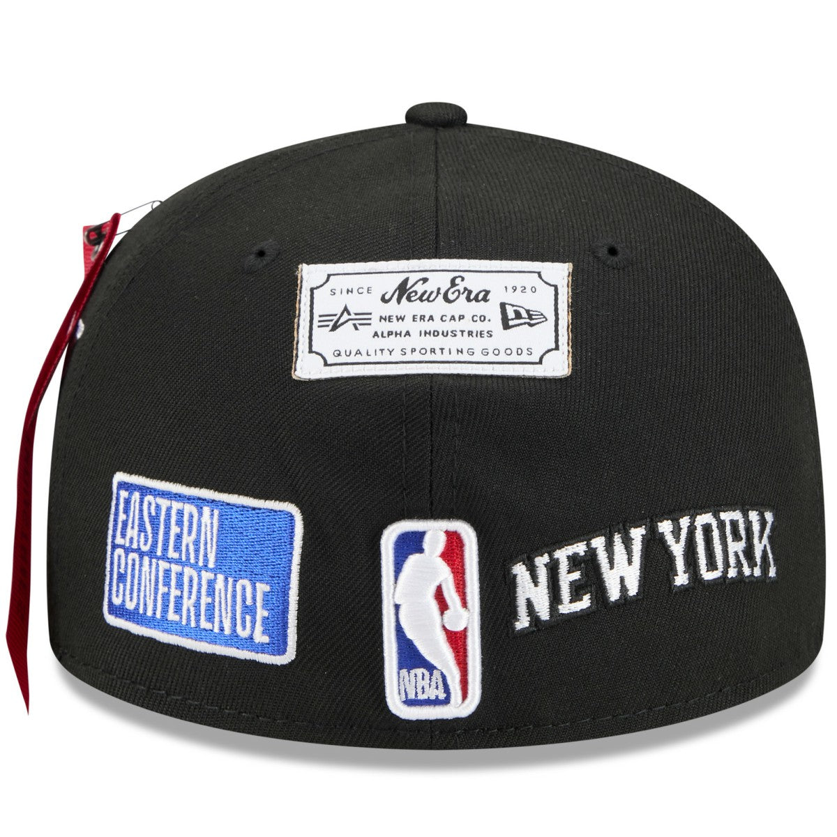 New York Knicks x Alpha Industries 59FIFTY Fitted Hat - Black on sale