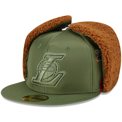 Los Angeles Lakers x Alpha Industries Dog Ear 59FIFTY Fitted Hat - Olive sale